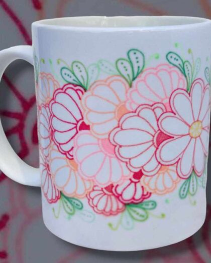 Mug personnalisé atelier Annecy Le Coquelicot Bleu